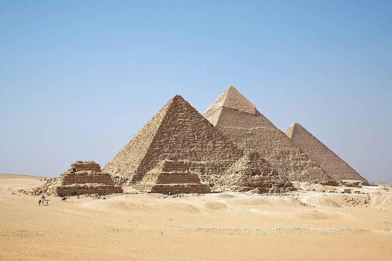 Pyramidy v Gíze: Menkaure - Chafre - Cheops
